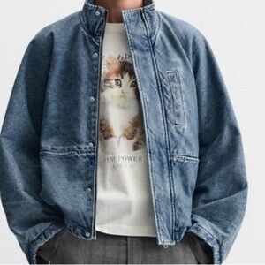 🔥🔥Zara Relaxed fit denim Jacket